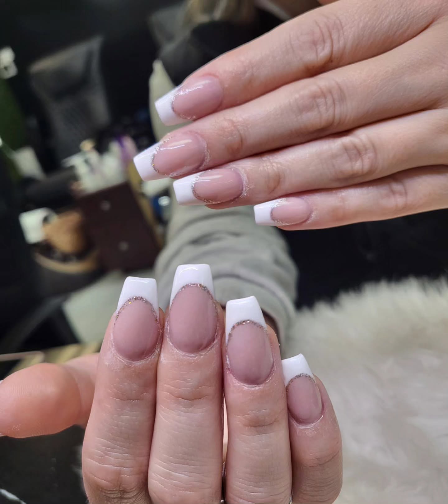 Crystal shimmer nail set